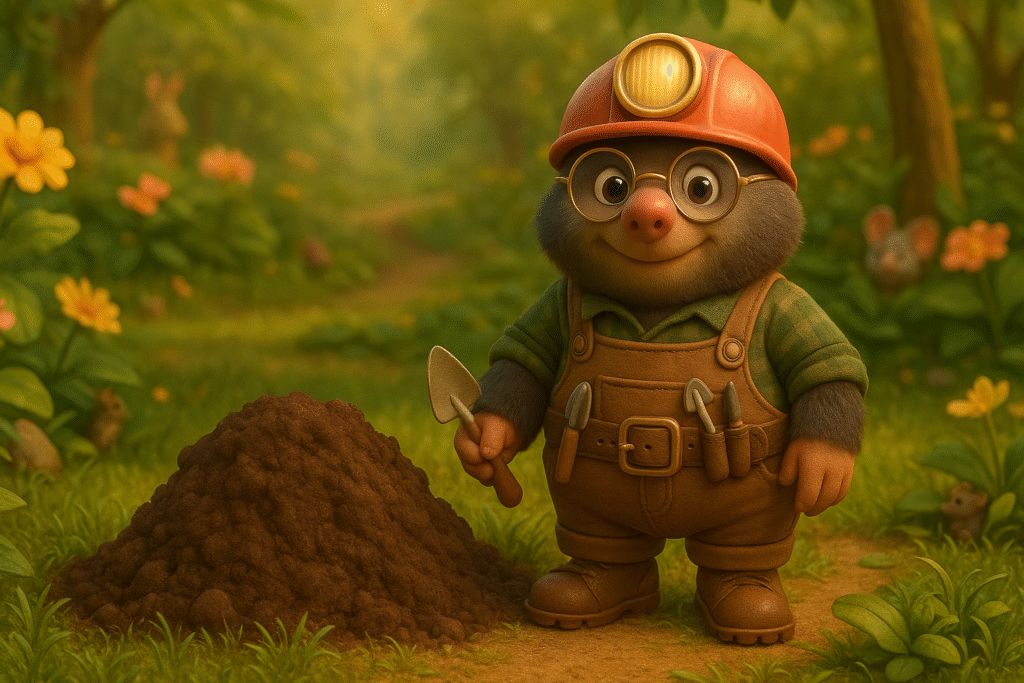 Maurice in the garden