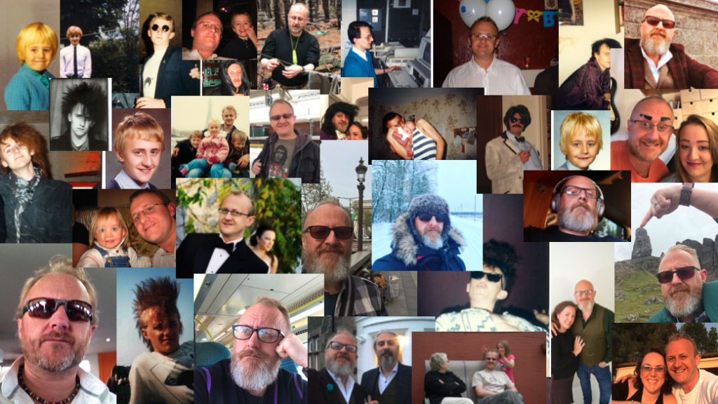 Hair Clock Collage
